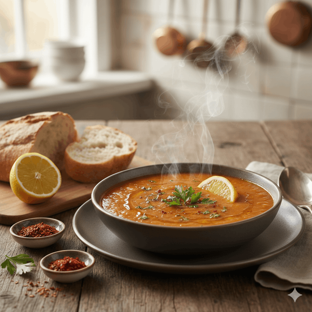 Beliebte türkische Rezepte 2026 Mercimek Çorbası (Linsensuppe)