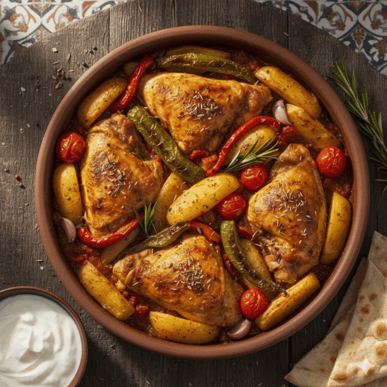 Türkisches Rezept: Hähnchen mit Kartoffeln 2026