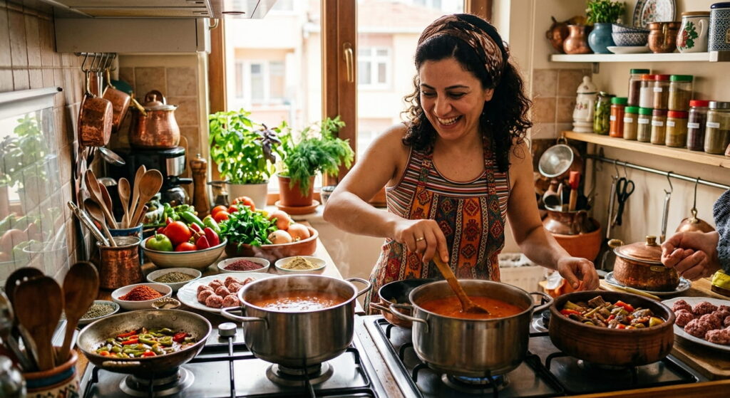 Frau kocht türkische Rezepte tuerkisch-rezepte.de Sidebar 1